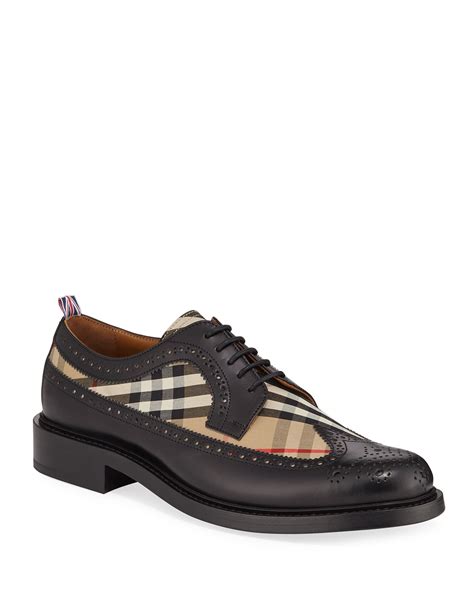 cheap burberry shoes for men|burberry men's wingtip shoes.